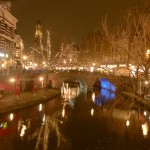 Restaurants along a canal