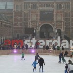 Ice Skating Rink outside the Rijksmuseum